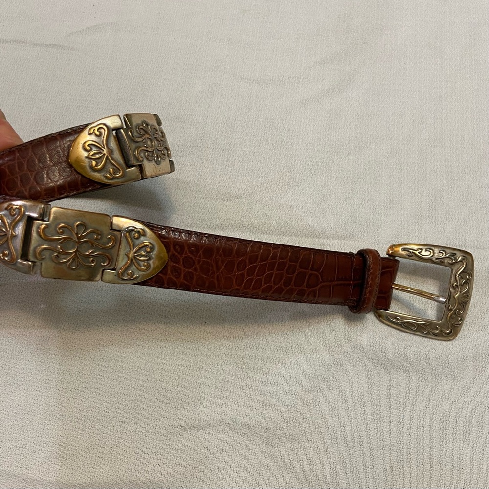 Barcelona Gator Print Vintage Inspired Womens Belt Size S